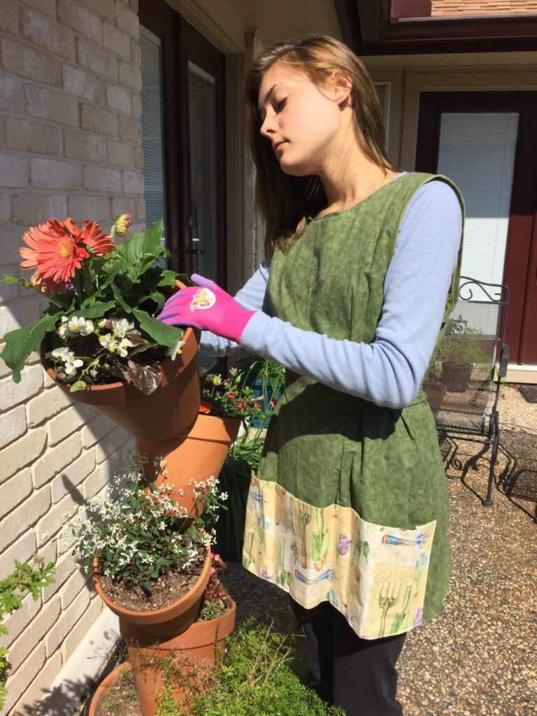 Gardening Pattern Smock